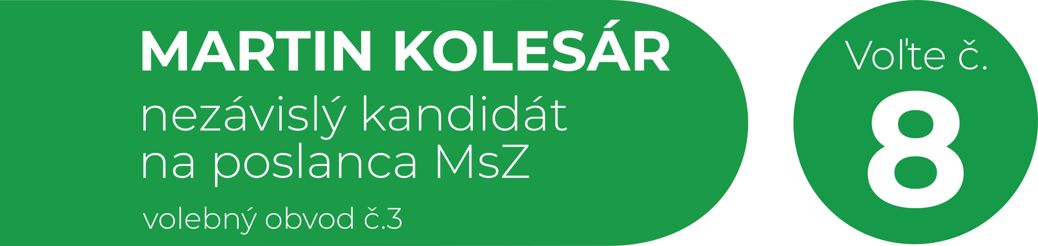 Martin Kolesár nezávislý kandidát na poslanca MsZ Novém mesto nad Váhom